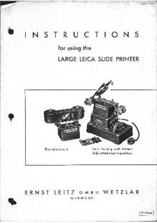 Leica DarkRoom manual. Camera Instructions.